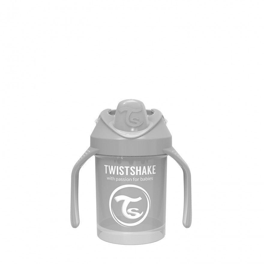 Twistshake® Lonček Mini Cup 230ml (4+m) Pastel Grey Twistshake