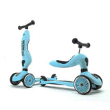 Scoot & Ride® Bici senza pedali e monopattino 2 in 1 Highwaykick 1 Blueberry