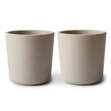 Mushie® Lot de 2 gobelets Vanilla