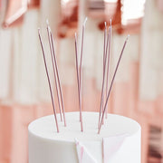 Ginger Ray® Visoke svečke Rose Gold 12 kosov Ginger Ray