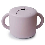 Mushie® Silikonska posodica za prigrizke Soft Lilac