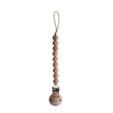 Mushie® Pacifier Clips EVA Pale Taupe