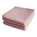Mushie® Zestaw 3 pieluszek tetrowych Blush 60x60