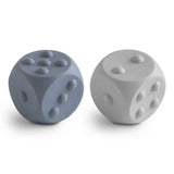Mushie® Cubes d'activités en silicone Tradewinds/Stone