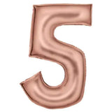 Amscan® Palloncino numero 5 (86 cm) Silk Lustre Rose Gold