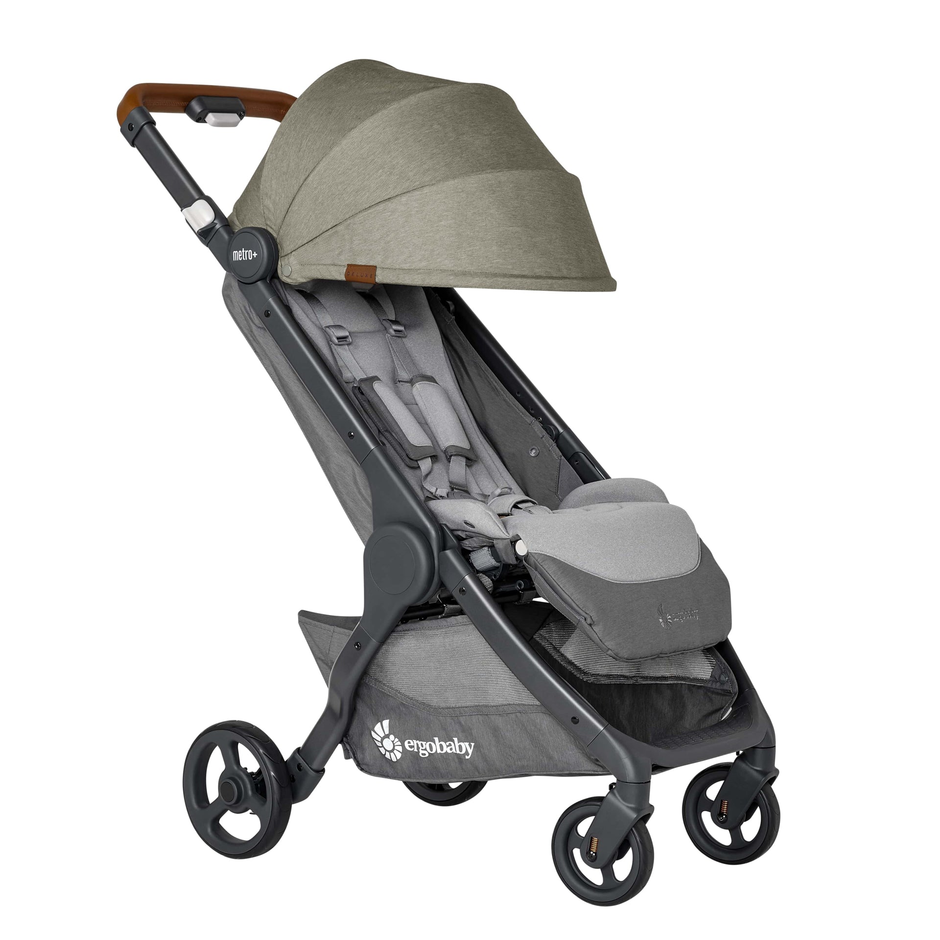 Ergobaby® Kompaktni mestni voziček Metro+ Deluxe Empire State Green Ergobaby