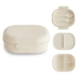 Mushie® Boîte à lunch Ivory/Sand