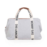 Childhome® Borsa fasciatoio Mommy Bag Signature Canvas Off White