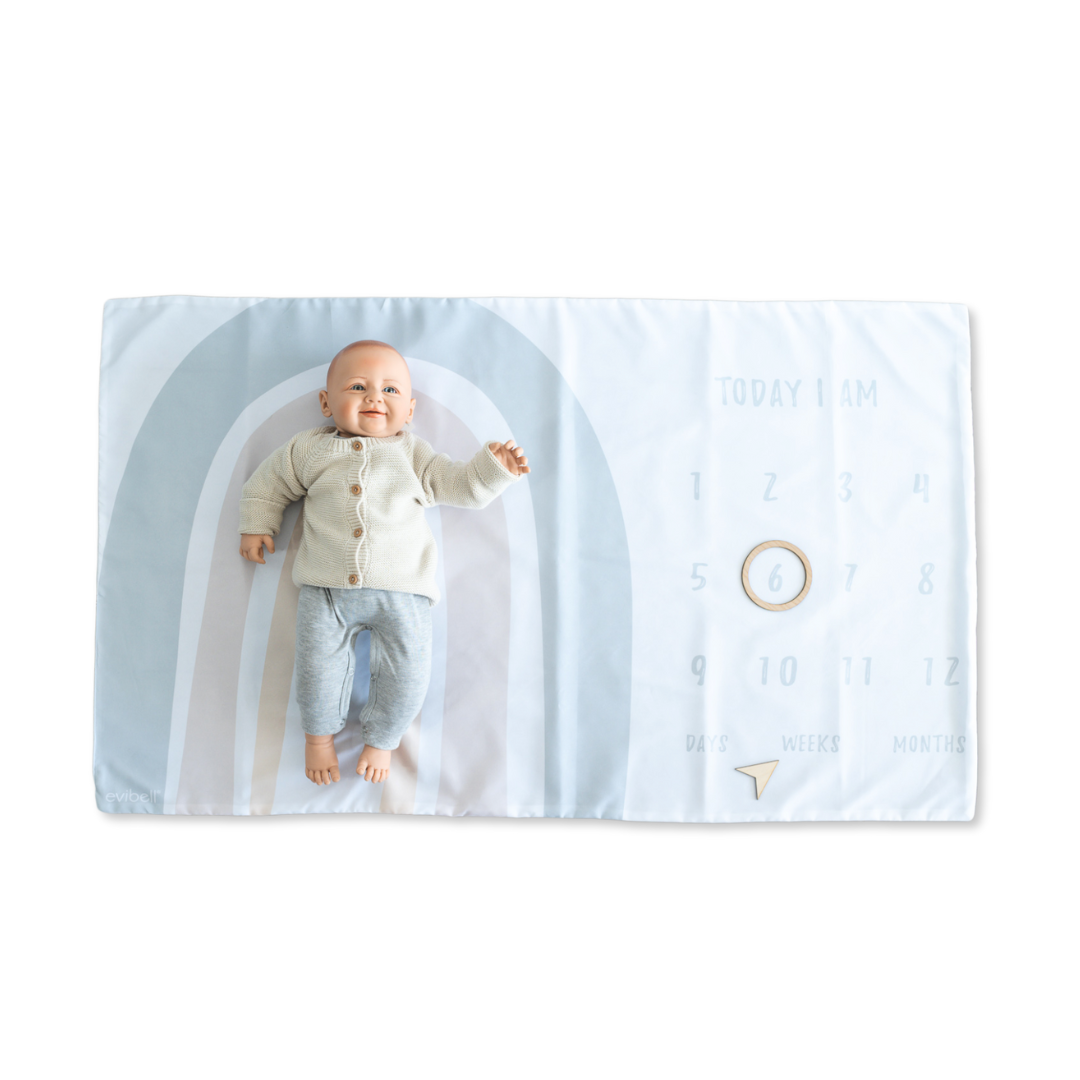 Evibell® Milestone odejica za beleženje spominov Blue Evibell