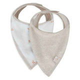 Jollein® Bavaglino di cotone Harvest Natural 2 pezzi