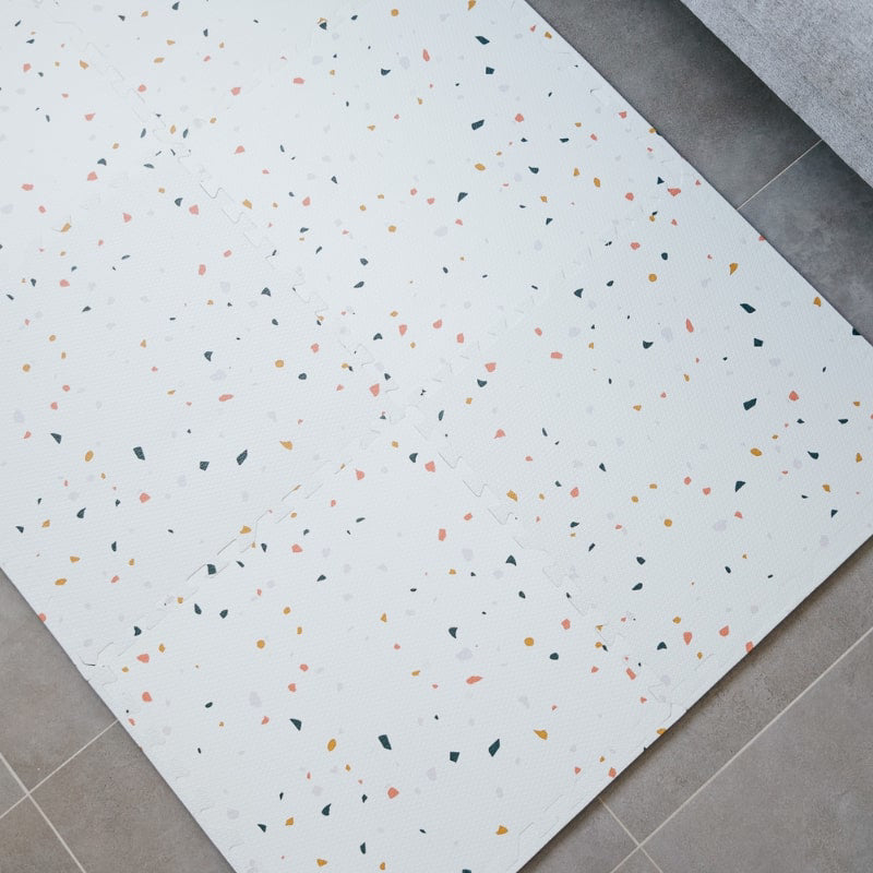 Evibell® Igralna podloga Puzzle 120x180 Terrazzo Cream Evibell