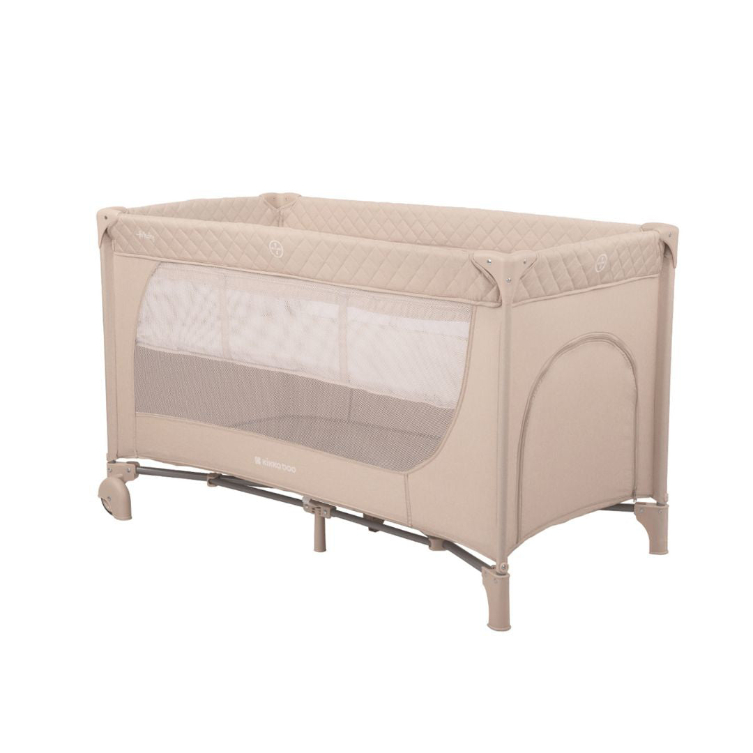 KikkaBoo® Prenosna posteljica 2 levels 125x65 Medley Beige KikkaBoo