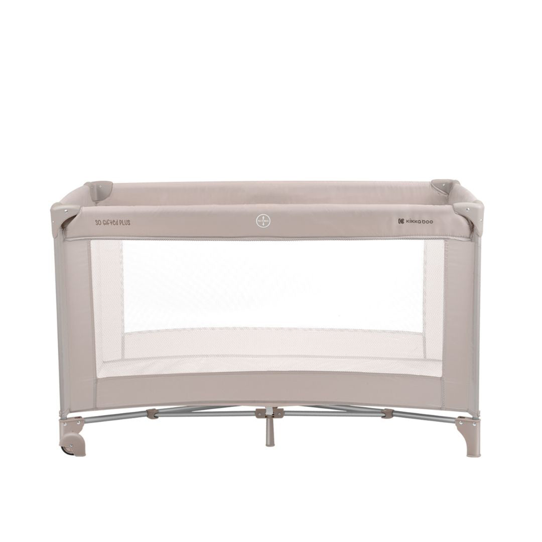 KikkaBoo® Prenosna posteljica 2 levels 125x65 So Gifted PLUS Beige KikkaBoo