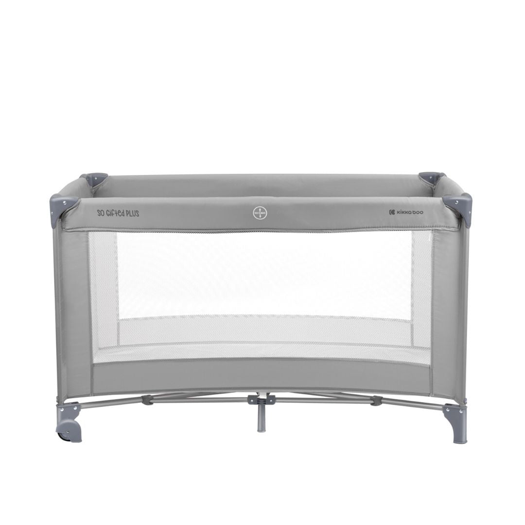 KikkaBoo® Prenosna posteljica 2 levels 125x65 So Gifted PLUS Grey KikkaBoo