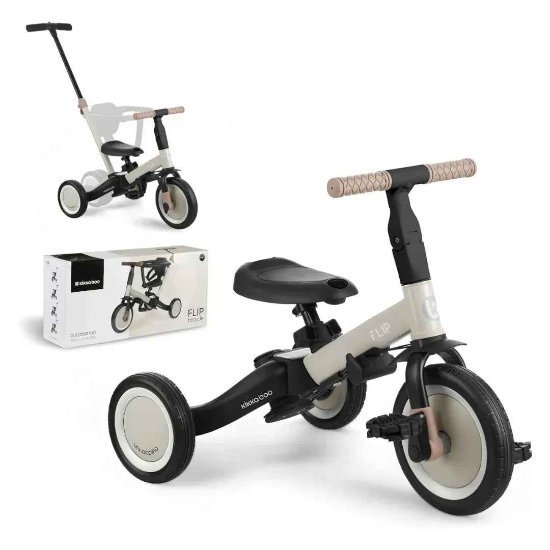KikkaBoo® Tricycle 5in1 Flip Beige | Evitas