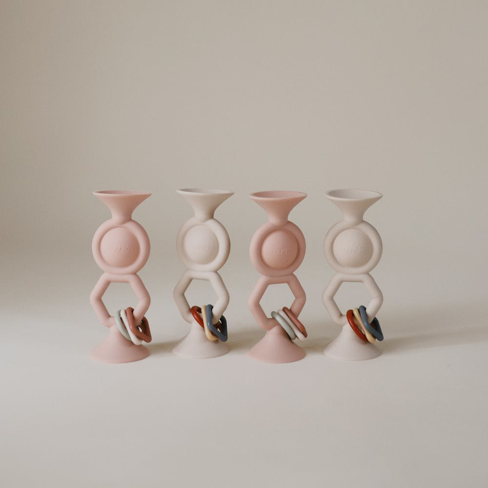 Mushie® Silikonska igrača HexaPop - Shifting Sand Mushie