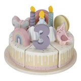 Little Dutch® Torta di compleanno in legno Pink