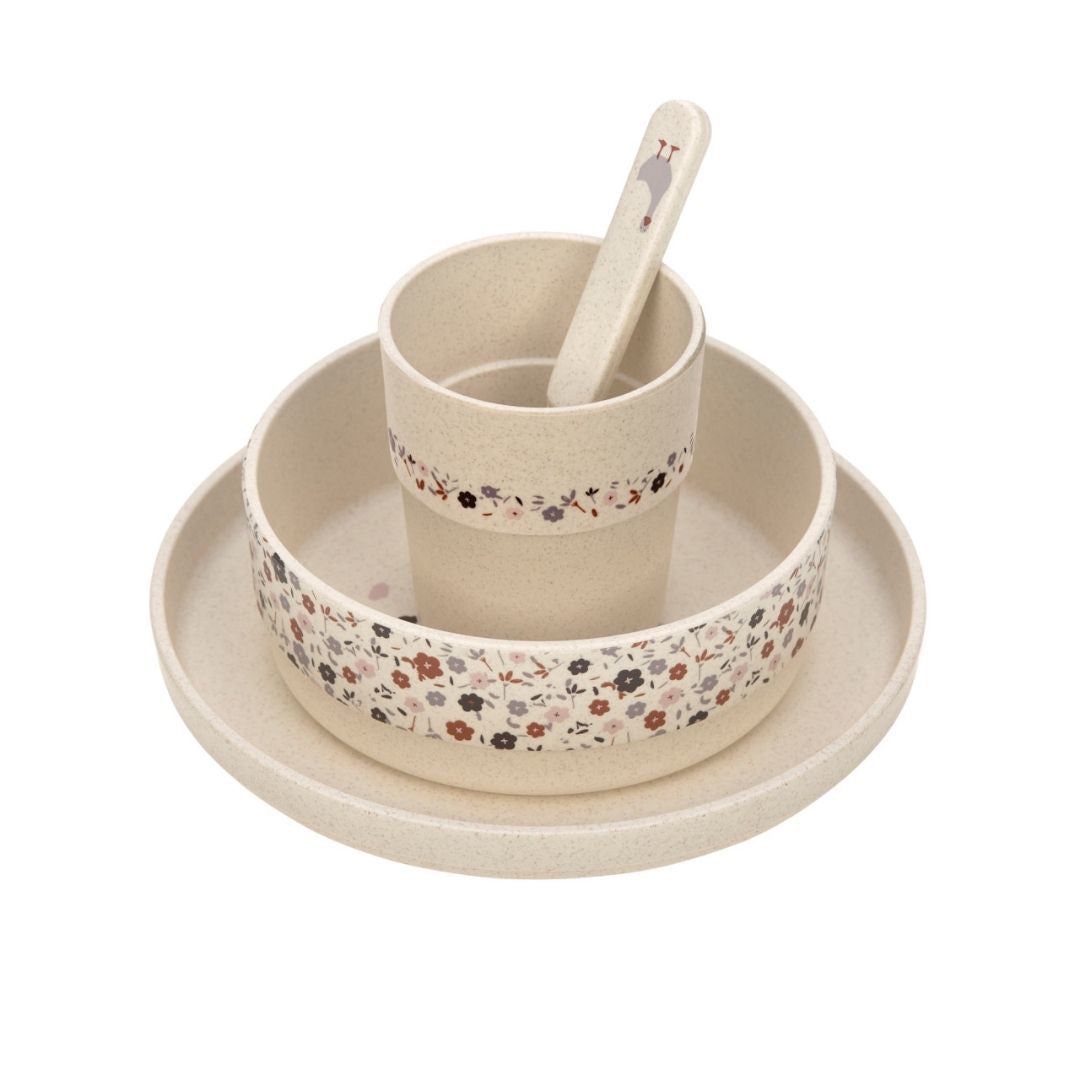 Lässig® Set za hranjenje Tiny Farmer, Sheep & Goose Beige Lässig