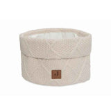 Jollein® Panier de rangement Check Knit Oatmeal