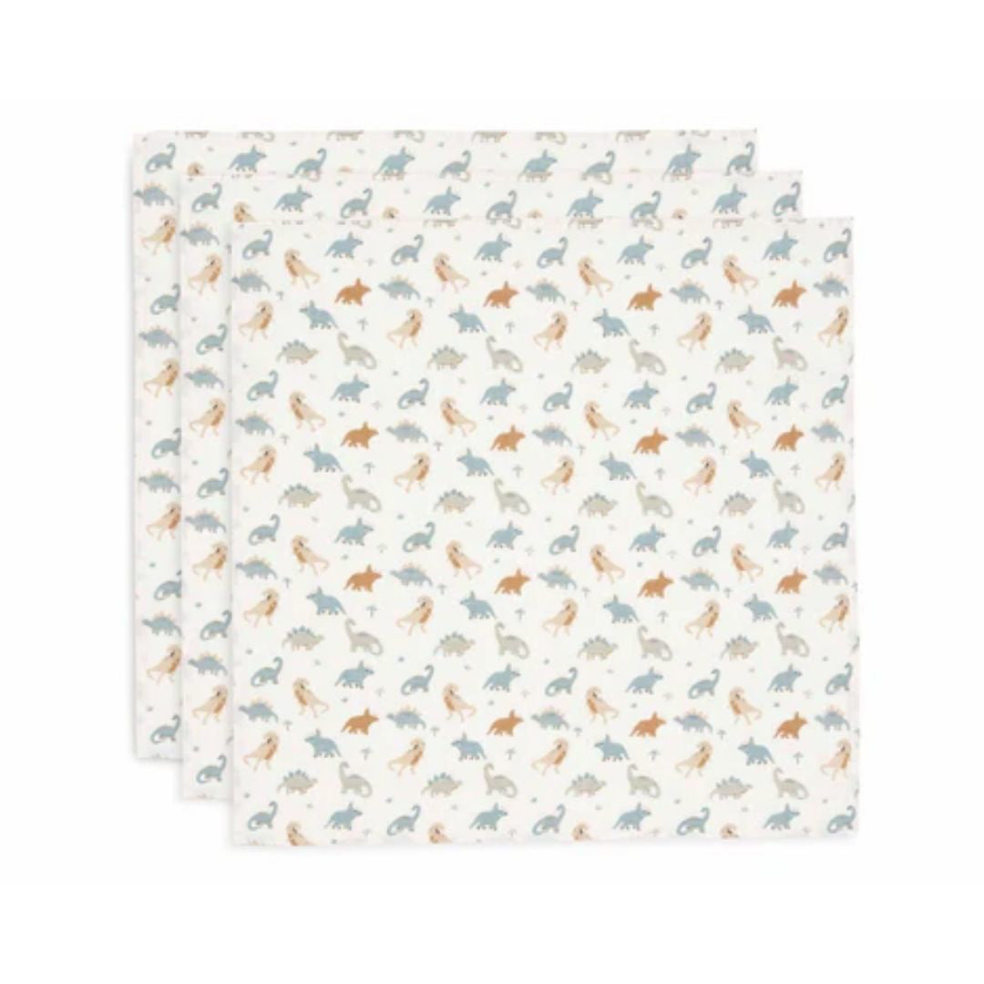 Jollein® Komplet 3 tetra pleničk Roarsome 70x70 cm Jollein