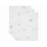 Jollein® Komplet 3 krpice za umivanje Lovely Birds 20x15