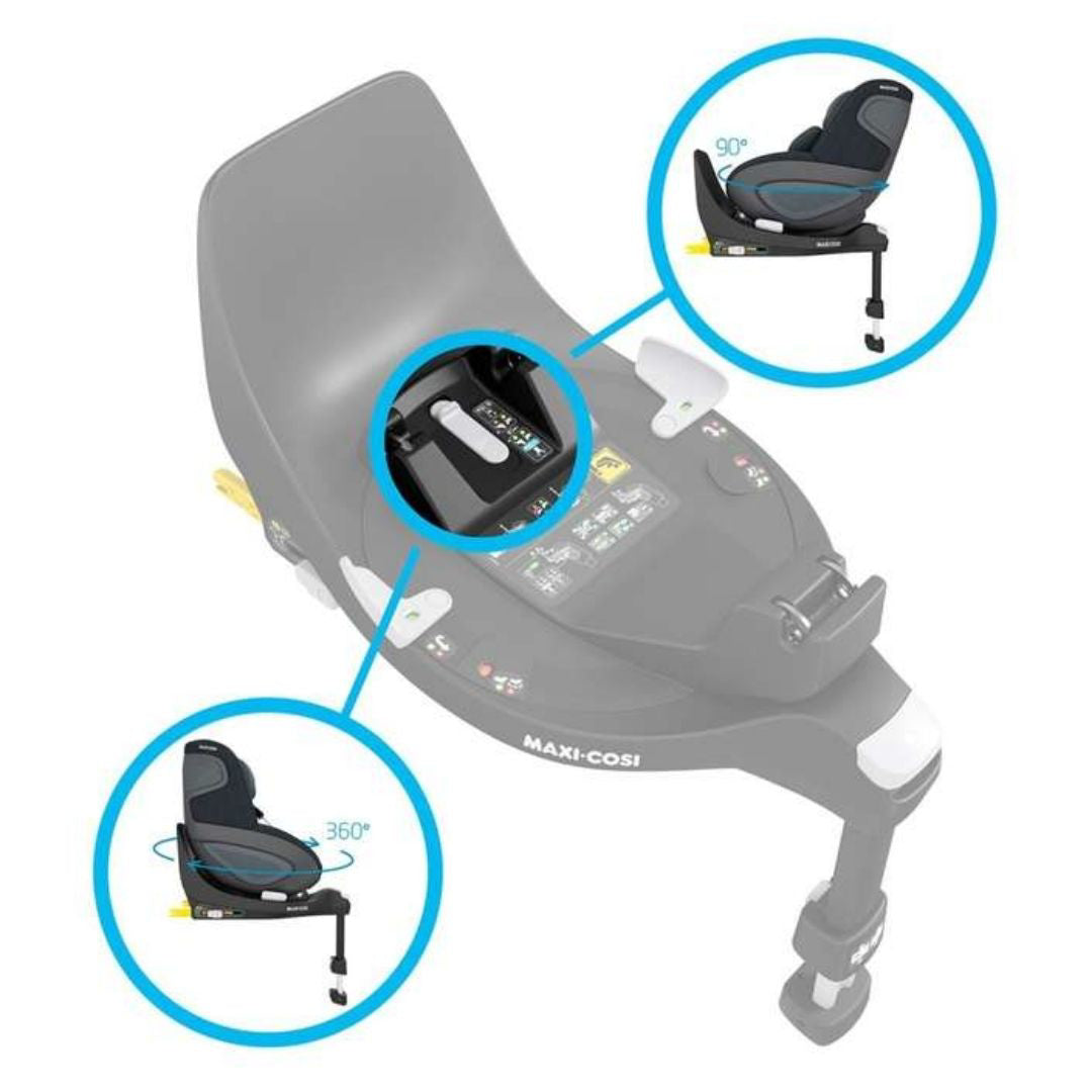 Maxi Cosi® Baza FamilyFix 360 Pro Black Maxi Cosi