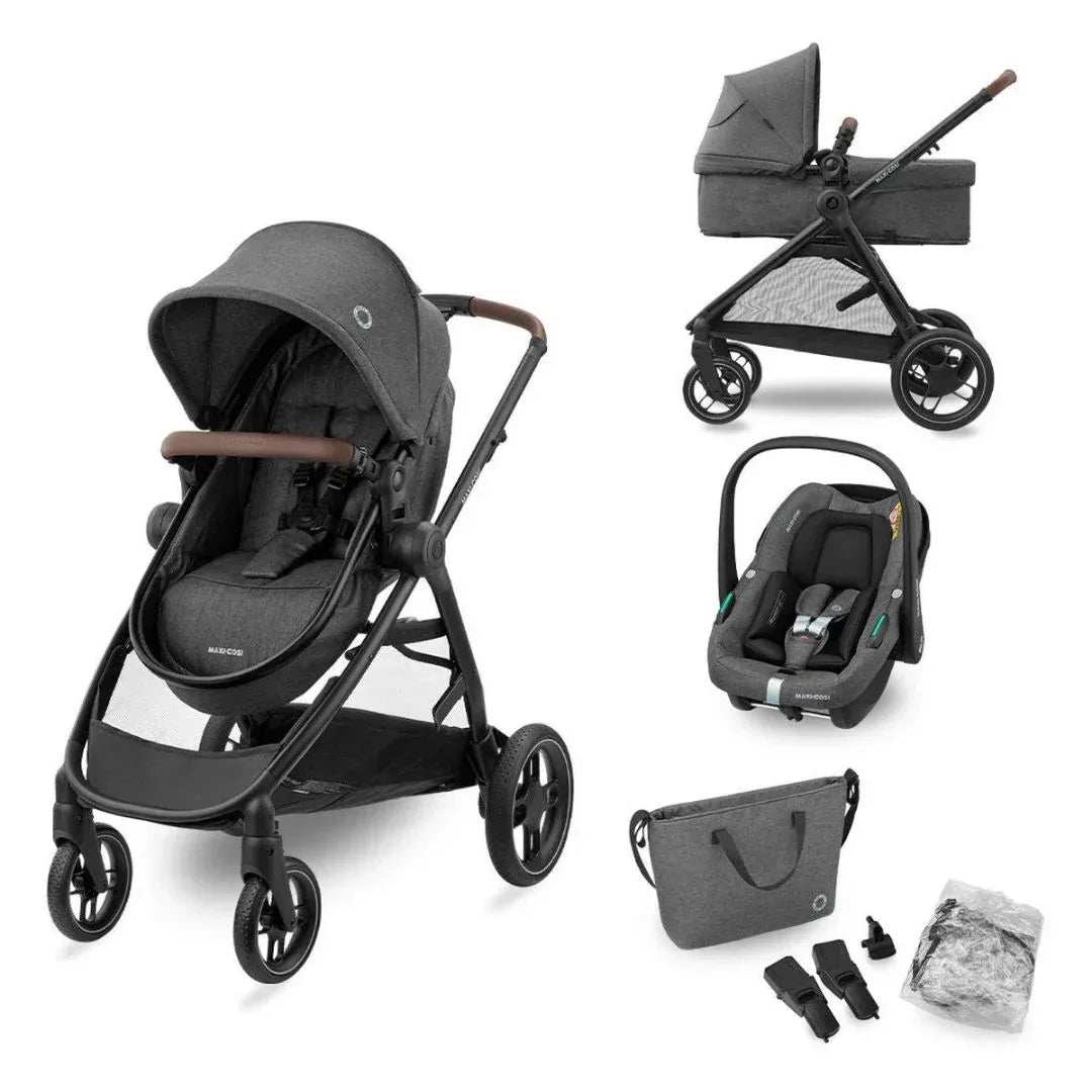 Maxi Cosi Stroller 3in1 Zelia S Dark Grey | Evitas