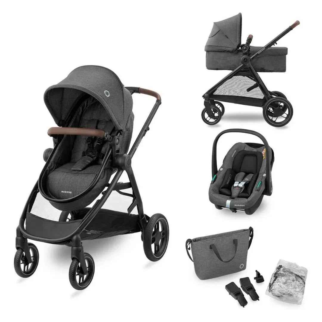 Maxi Cosi® Stroller 3in1 Zelia S Dark Grey – Evitas
