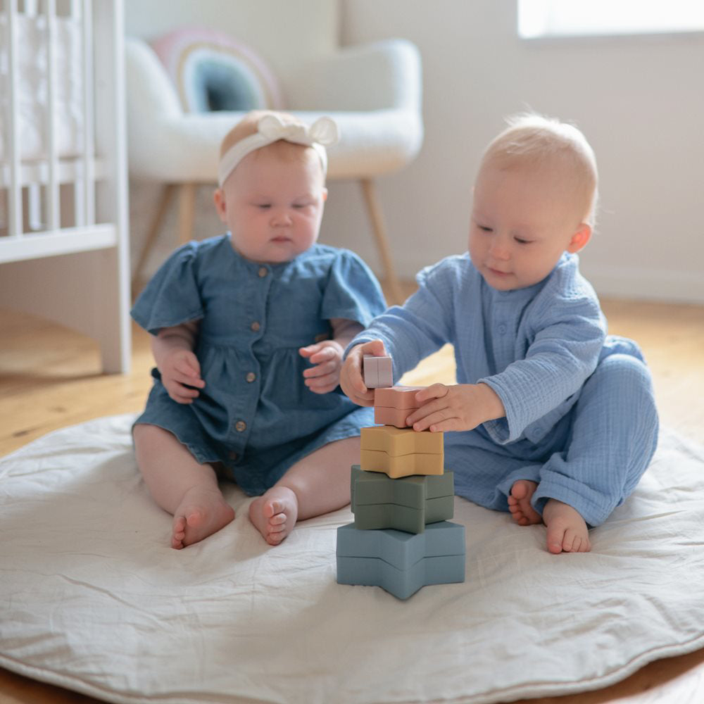 Mushie® Zvezdice za zlaganje Star Retro Mushie