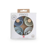 Frigg® Set 4 ciucci in caucciù Skyline Serenity (0-6m)