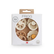 Frigg® Set 4 dudic iz kavčuka Snowflake Dream (0-6m) FRIGG