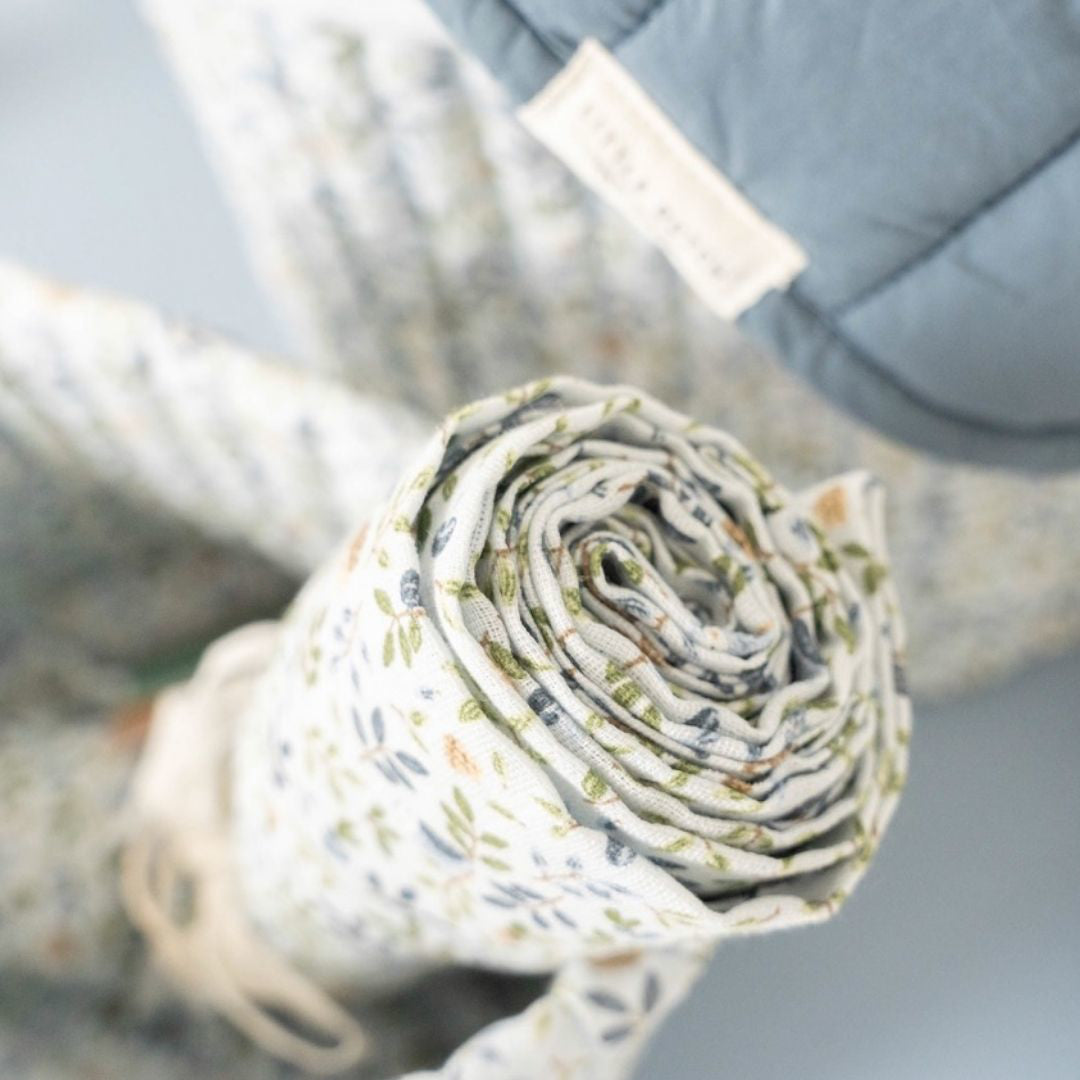 Little Dutch® Komplet 2 tetra pleničk Forest Adventure/Denim Blue 70x70 Little Dutch