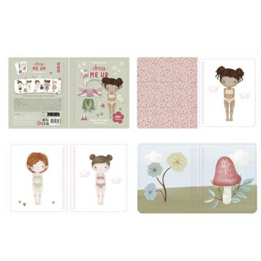 Little Dutch® Knjiga z nalepkami Fairy Garden Dress Me Up Little Dutch