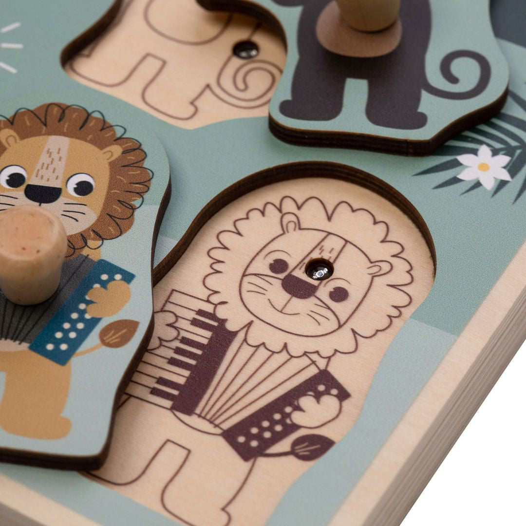 Free2Play® Lesena zvočna vstavljanka v Džungli Free2Play