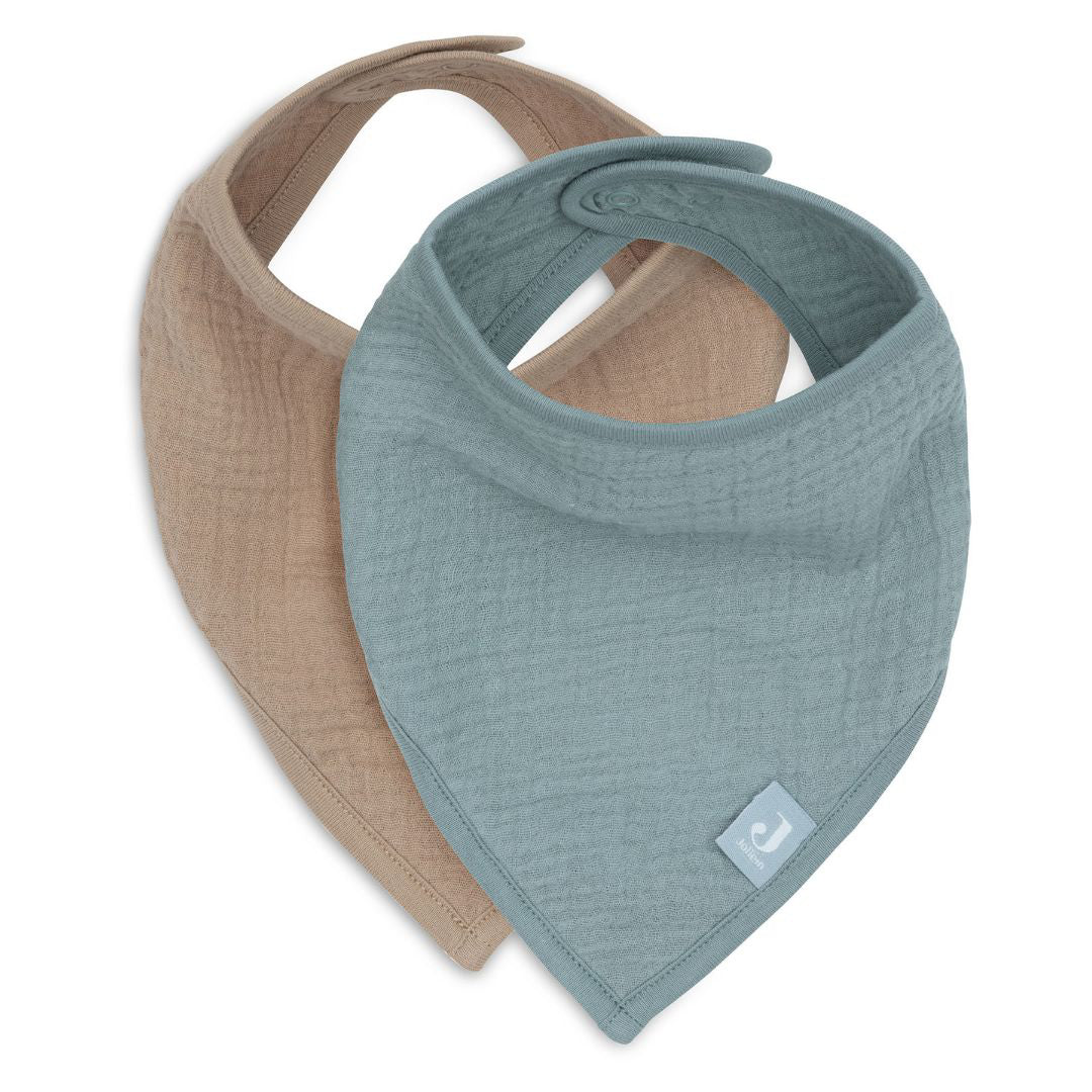 Jollein® Muslin bandana slinček Sea Green/Biscuit 2 kosa Jollein