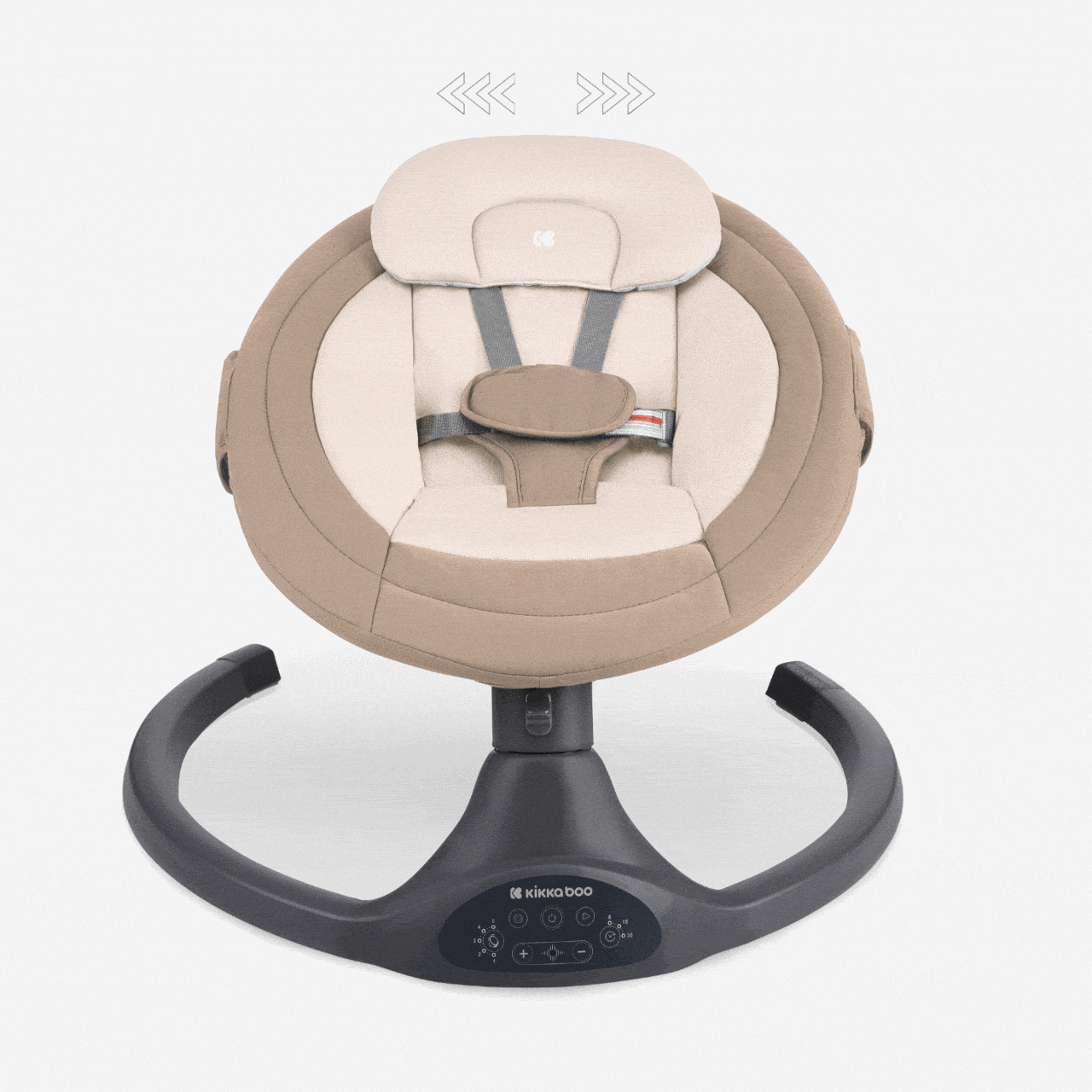 KikkaBoo® Električni gugalnik Codie Beige 2025 KikkaBoo