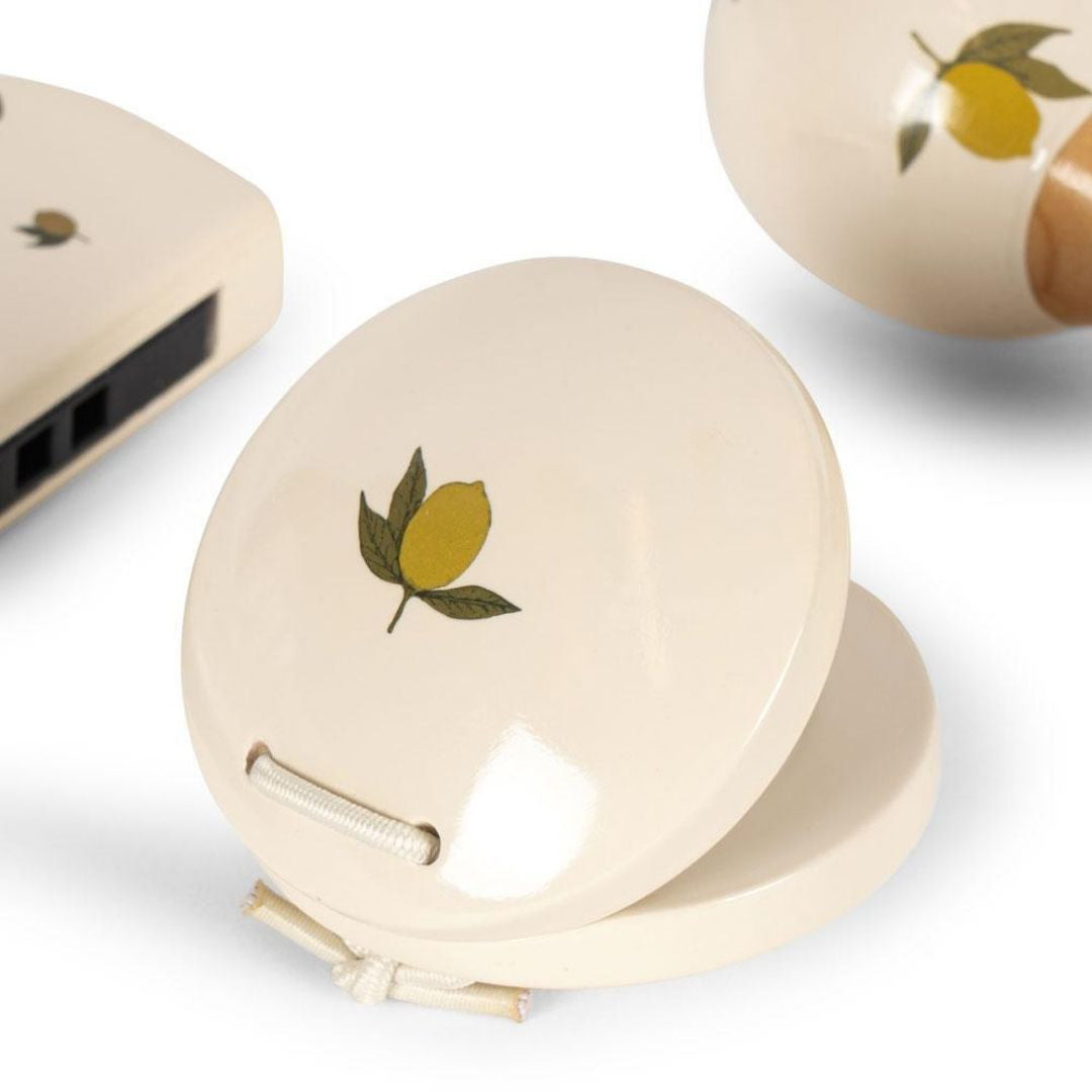 Konges Sløjd® Glasbeni set Music FSC Lemon Glossy Konges Sløjd