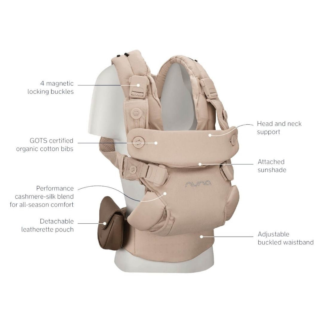 Nuna® Ergonomska nosilka Cudl™ Luxe Pearl Nuna