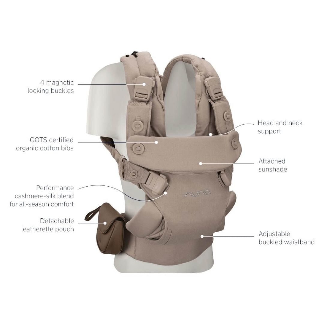 Nuna® Ergonomska nosilka Cudl™ Luxe Quartz Nuna