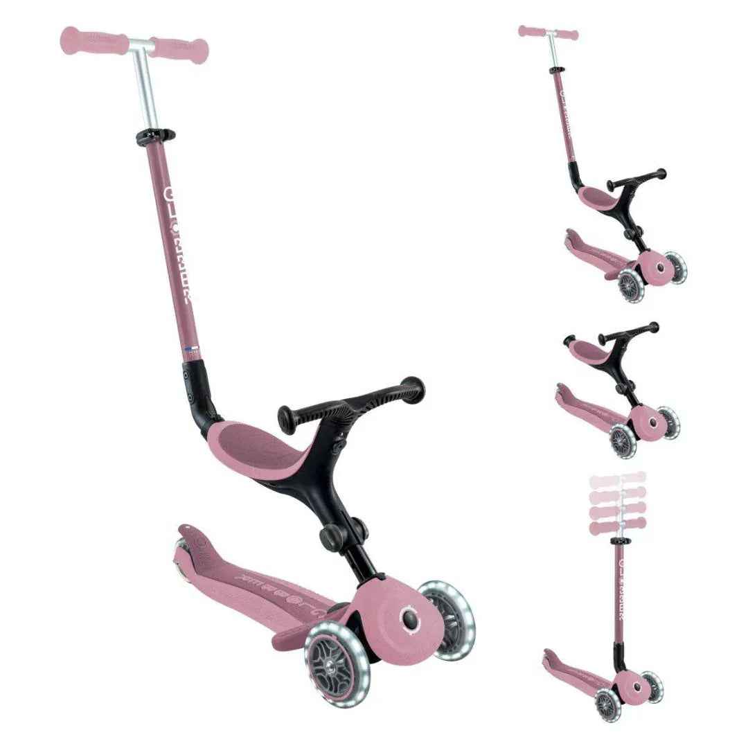 Globber® GO UP Active ECO Foldable Scooter with Light-Up Wheels