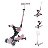 Globber® Monopattino GO UP deluxe 360° con ruote luminose Berry