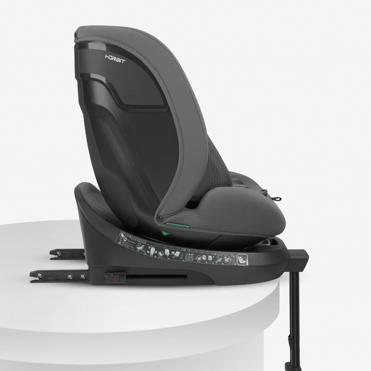 KikkaBoo® Otroški avtosedež 360° i-Orbit i-SIZE (40-150 cm) Dark Grey 2025 KikkaBoo