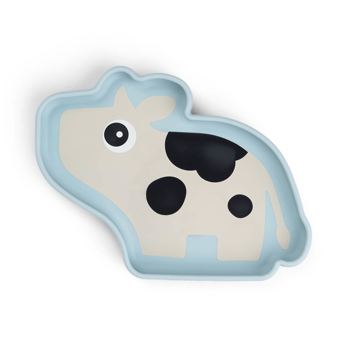 Done by Deer® Silikonski krožnik Stick&Stay Dotti Blue Done by Deer