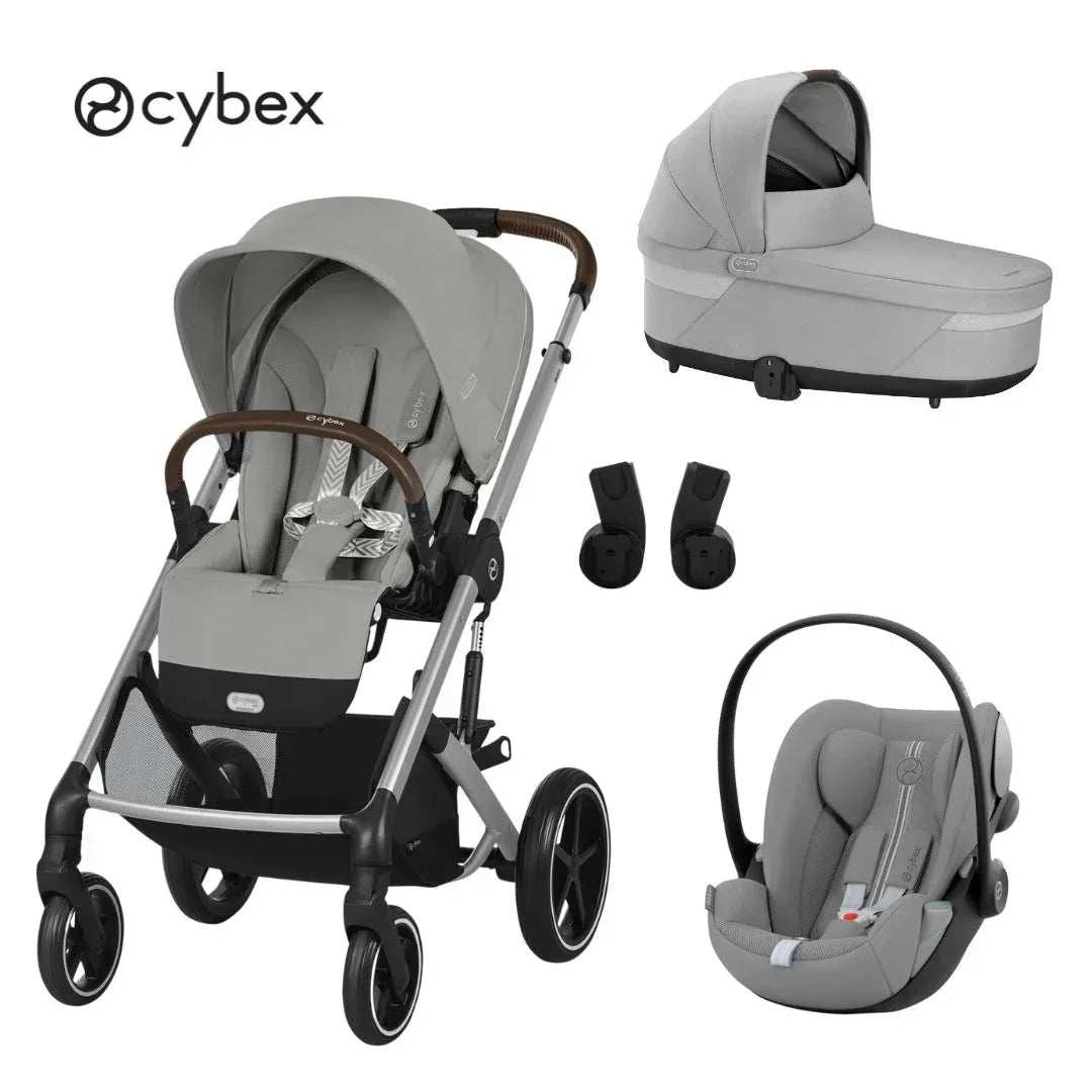 Cybex® 3in1 Stroller Balios S Lux + Carry Cot + Cloud G3 Car Seat Ston –  Evitas