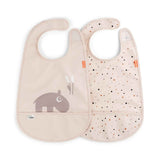 Done by Deer® Lot de 2 bavoirs Ozzo Powder