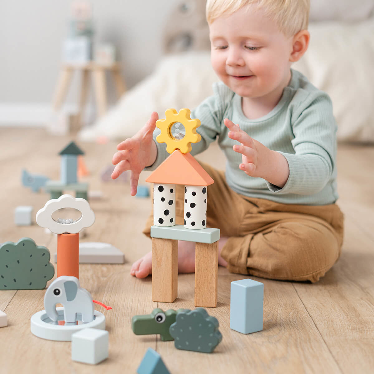 Done by Deer® Lesene kocke Deer Friends 34 kosov Done by Deer