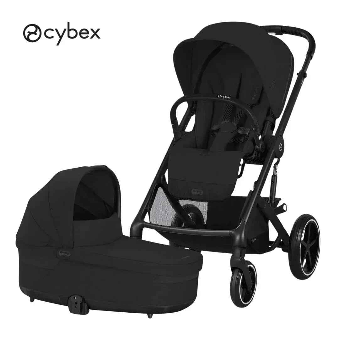 cybex.con Cybex® Passeggino con navicella 2in1 Balios S Lux (0-22 kg) Moon Black – Evitas