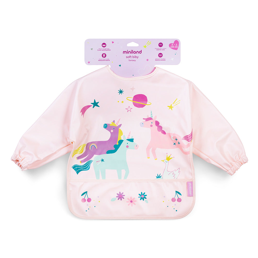 Miniland® Otroški slinček z rokavi Fantasy Miniland