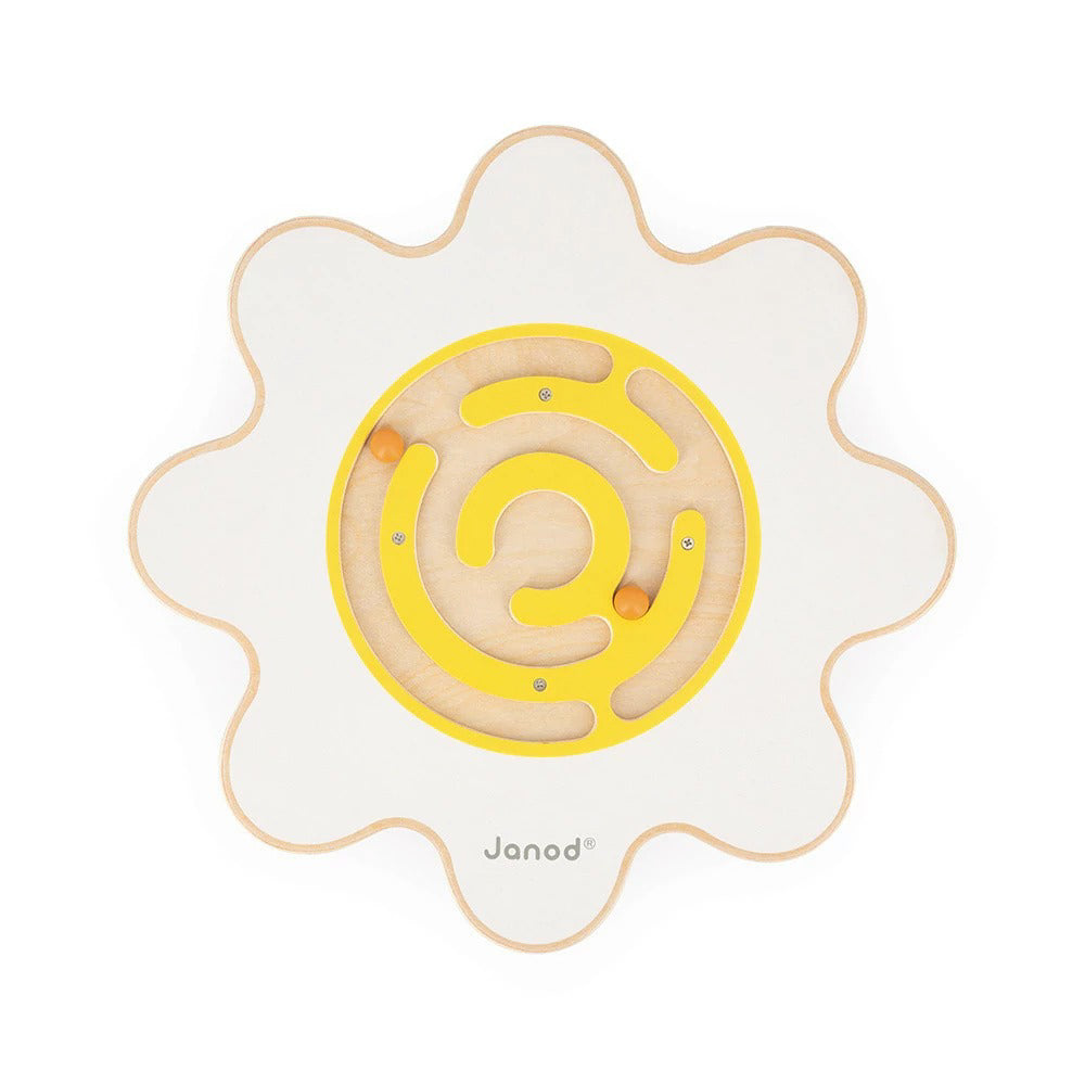 Janod® Leseni ravnotežni disk Flower Janod