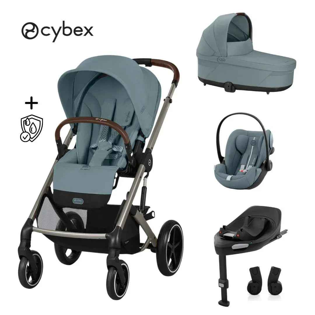 cybex cot s soho grey Cybex® 4in1 Stroller Balios S Lux + Carry Cot + Cloud G Car Seat + Bas –  Evitas